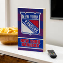 New York Rangers Plock, Down Home Fans, 8x12