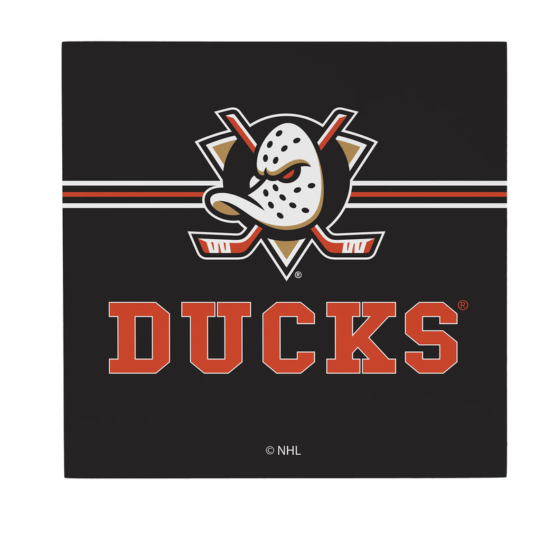 Anaheim Ducks Wood Wall Sign, 12x12