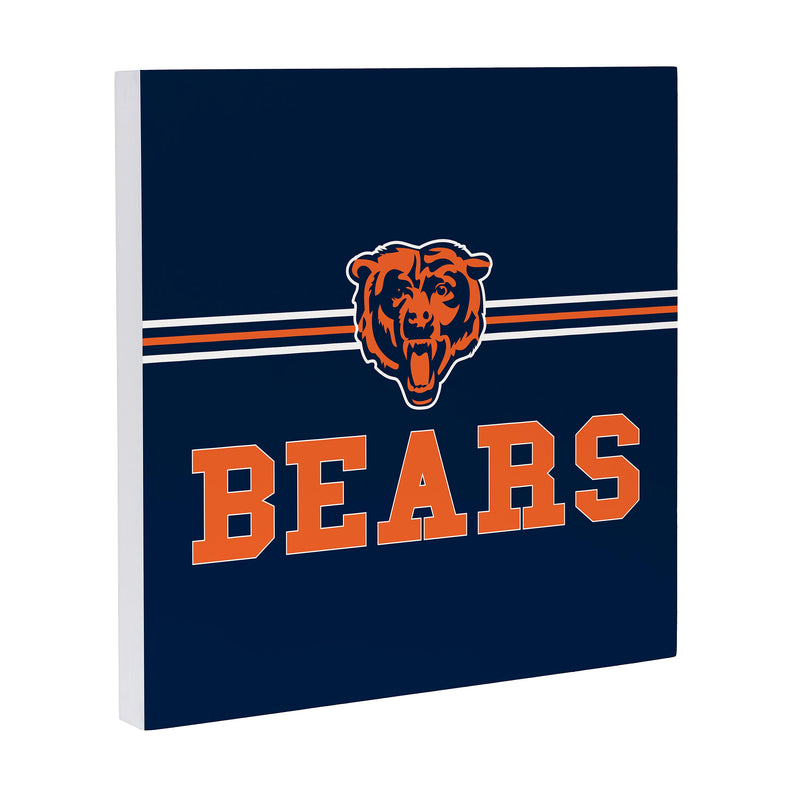 Chicago Bears Wood Wall Sign, 12x12