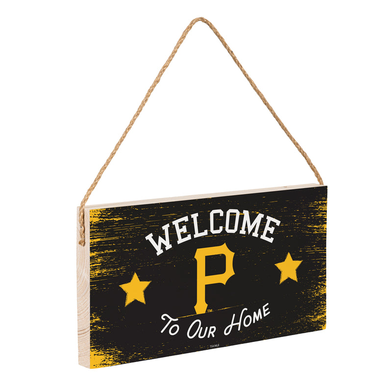 Pittsburgh Pirates Wood Wall Sign, 6x11