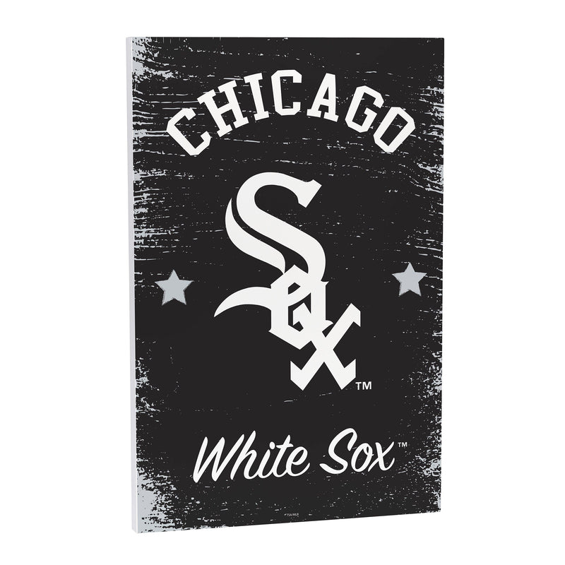 Chicago White Sox Wood Wall Sign, 16x24
