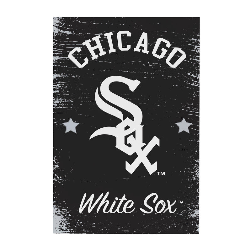 Chicago White Sox Wood Wall Sign, 16x24