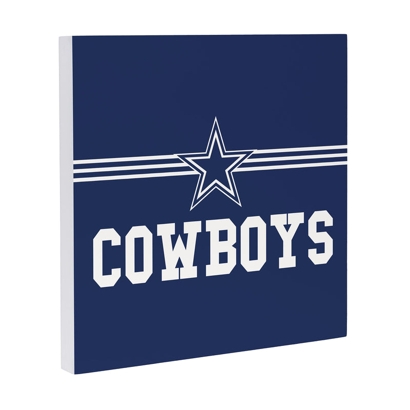 Dallas Cowboys Wood Wall Sign, 12x12