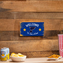 St Louis Blues Wood Wall Sign, 6x11