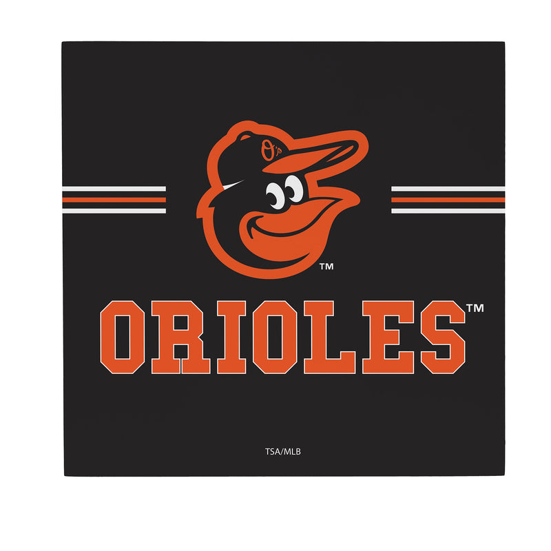 Baltimore Orioles Wood Wall Sign, 12x12