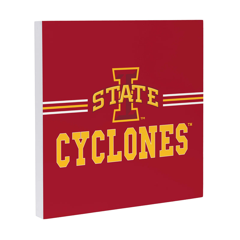 Iowa State University Wood Wall Sign, 12x12
