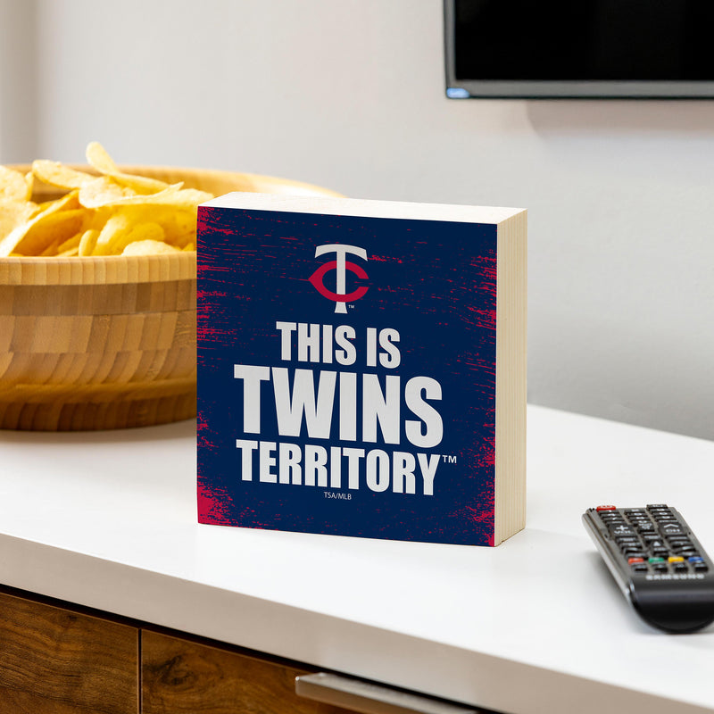 Minnesota Twins Plock, Down Home Fans, 6x6