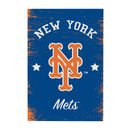 New York Mets Wood Wall Sign, 16x24