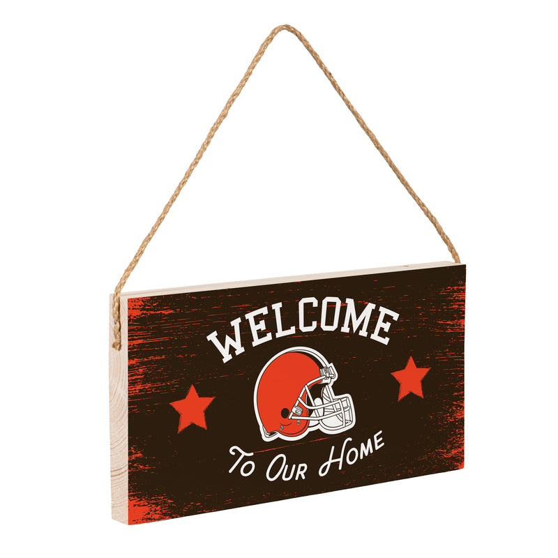 Cleveland Browns Wood Wall Sign, 6x11