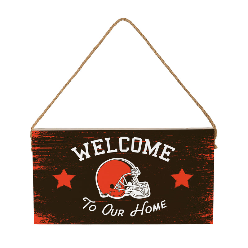 Cleveland Browns Wood Wall Sign, 6x11