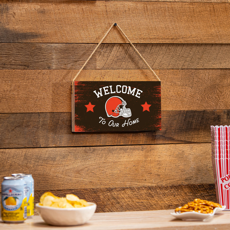 Cleveland Browns Wood Wall Sign, 6x11