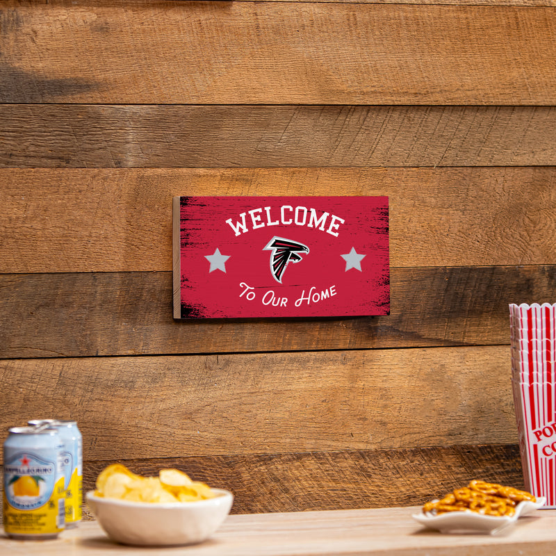 Atlanta Falcons Wood Wall Sign, 6x11
