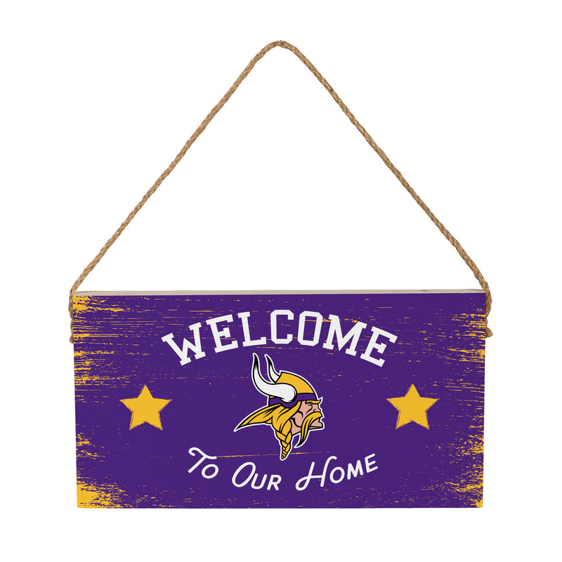 Minnesota Vikings Wood Wall Sign, 6x11