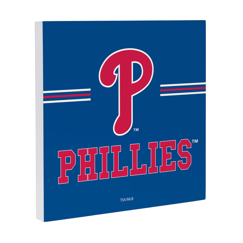Philadelphia Phillies Wood Wall Sign, 12x12
