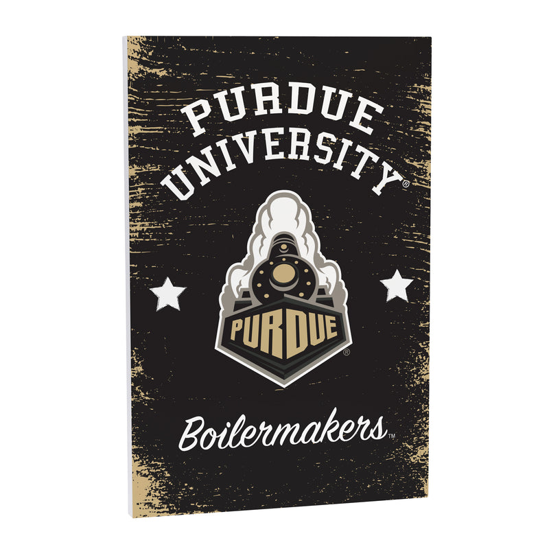 Purdue University Wood Wall Sign, 16x24
