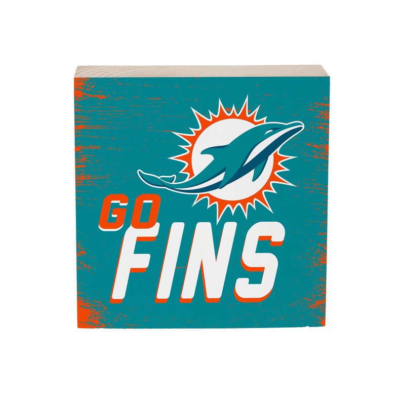 Miami Dolphins Plock, Down Home Fans, 6x6