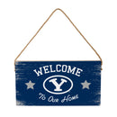 Brigham Young University Wood Wall Sign, 6x11