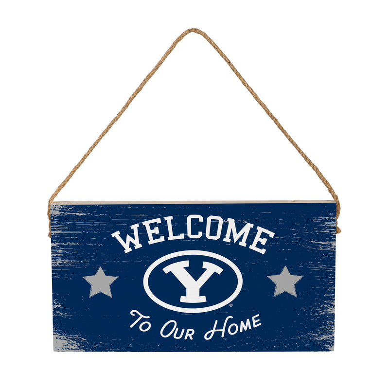 Brigham Young University Wood Wall Sign, 6x11