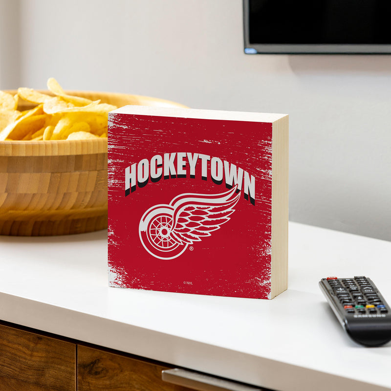Detroit Red Wings Plock, Down Home Fans, 6x6