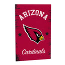 Arizona Cardinals Wood Wall Sign, 16x24