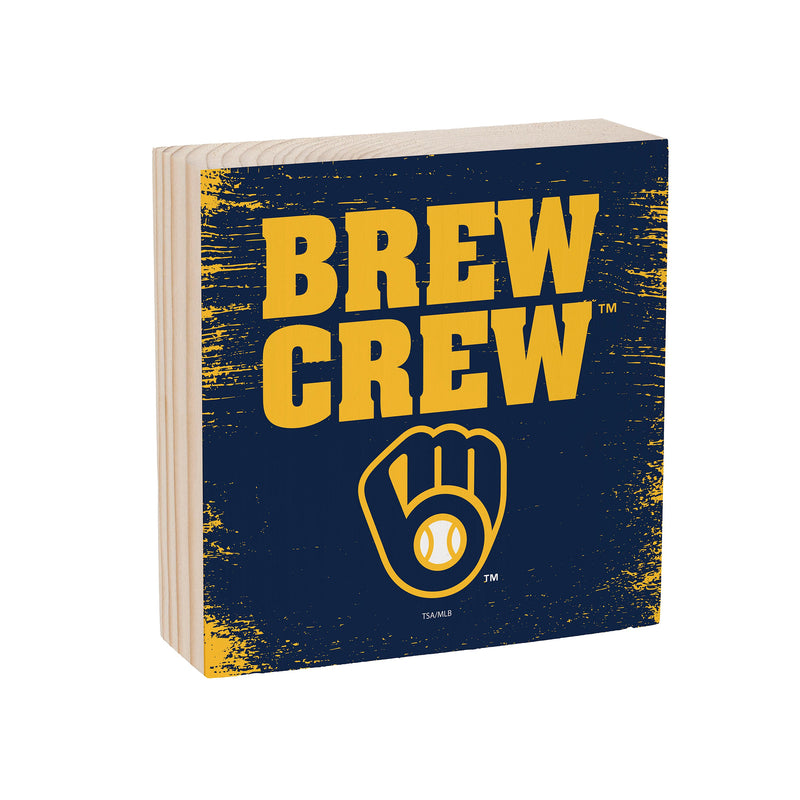 Milwaukee Brewers Plock, Down Home Fans, 6x6