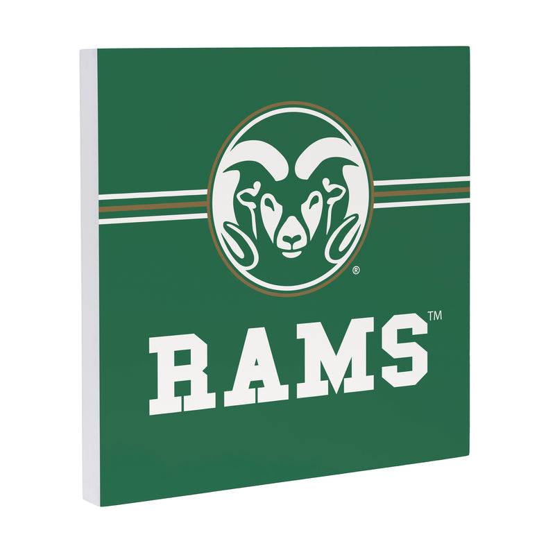Colorado State University Wood Wall Sign, 12x12