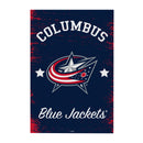 Columbus Blue Jackets Wood Wall Sign, 16x24
