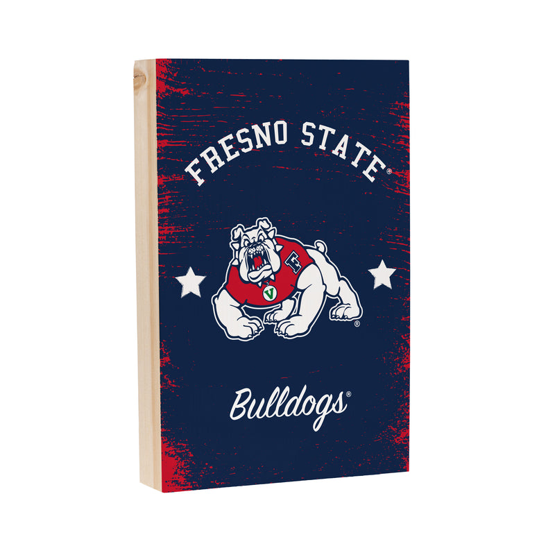 Fresno State Wood Wall Sign, 16x24