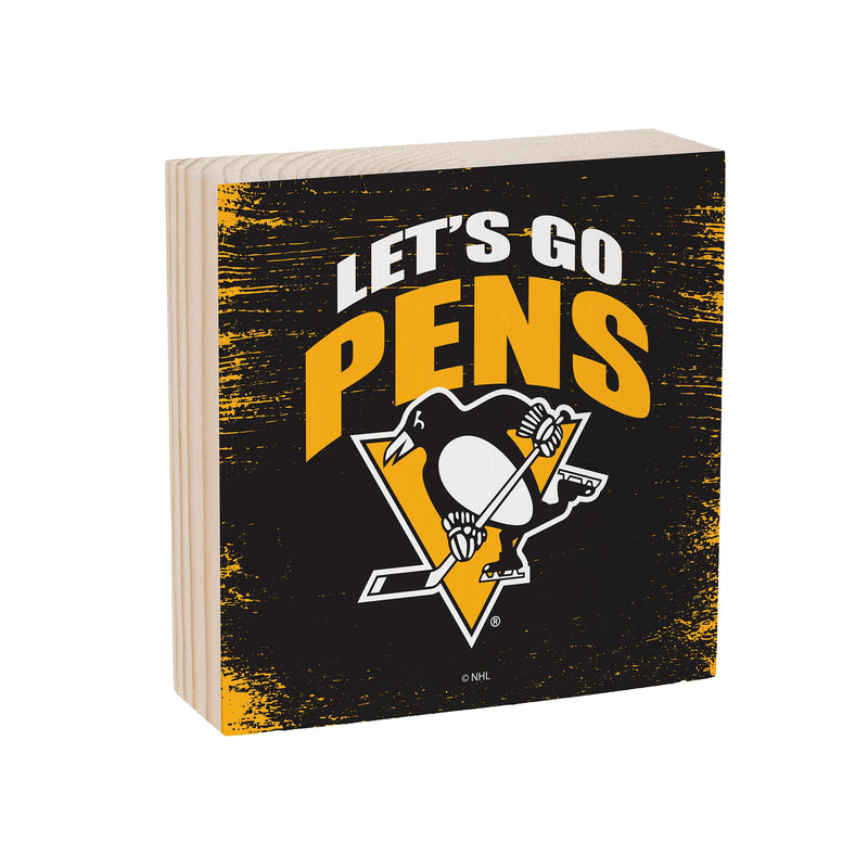 Pittsburgh Penguins Plock, Down Home Fans, 6x6