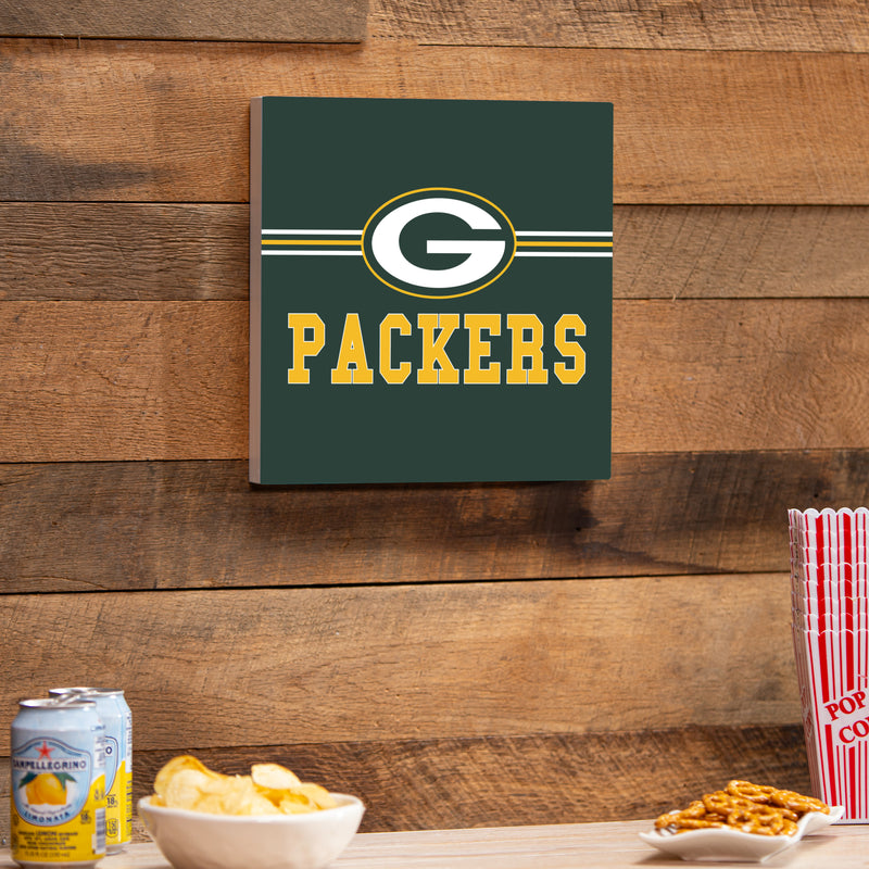 Green Bay Packers Wood Wall Sign, 12x12