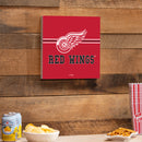Detroit Red Wings Wood Wall Sign, 12x12