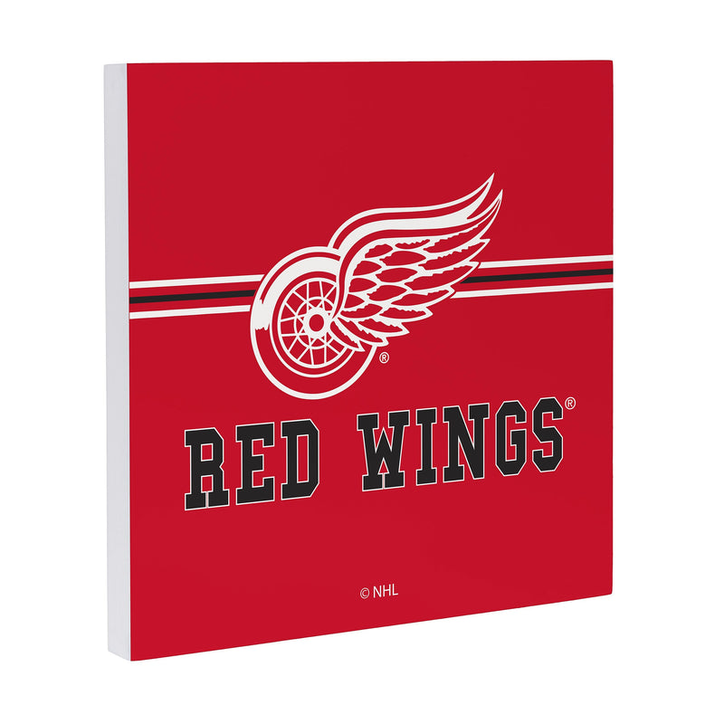 Detroit Red Wings Wood Wall Sign, 12x12