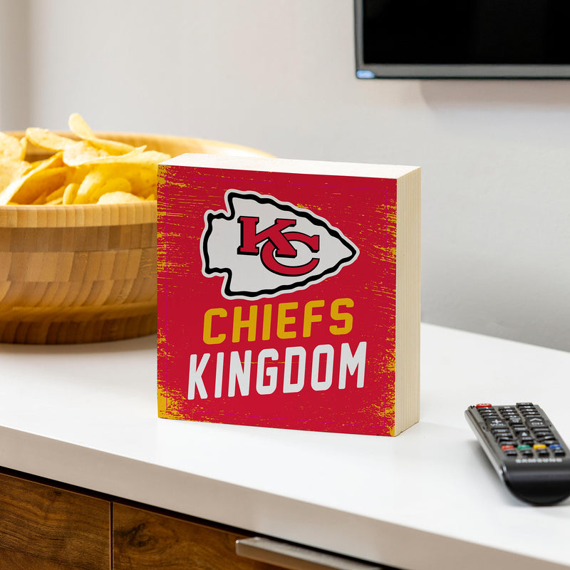 Kansas City Chiefs Plock, Down Home Fans, 6x6