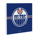 Edmonton Oilers Wood Wall Sign, 12x12