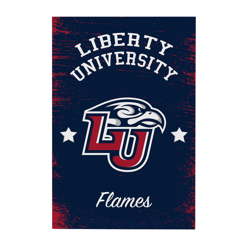 Liberty University Wood Wall Sign, 16x24