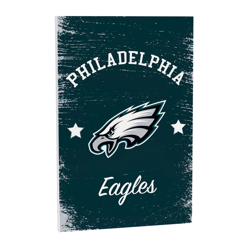 Philadelphia Eagles Wood Wall Sign, 16x24