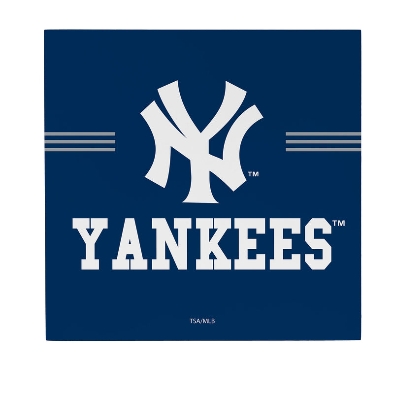 New York Yankees Wood Wall Sign, 12x12