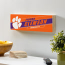 Clemson University Mantle Sign, Down Home Fans, 5x18