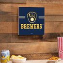 Milwaukee Brewers Wood Wall Sign, 12x12