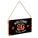 Cincinnati Bengals Wood Wall Sign, 6x11