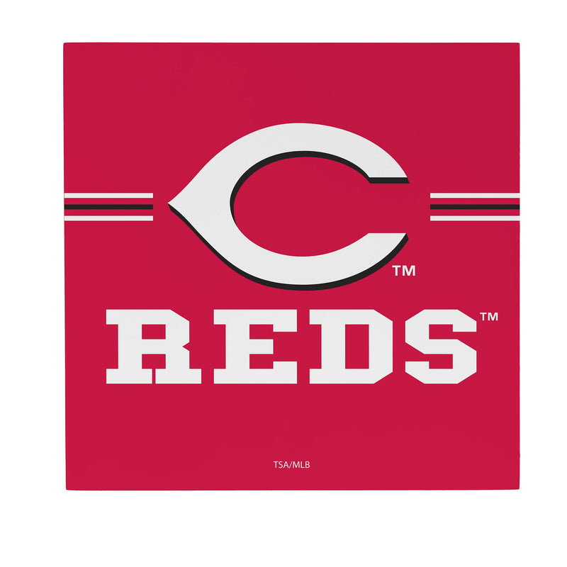Cincinnati Reds Wood Wall Sign, 12x12