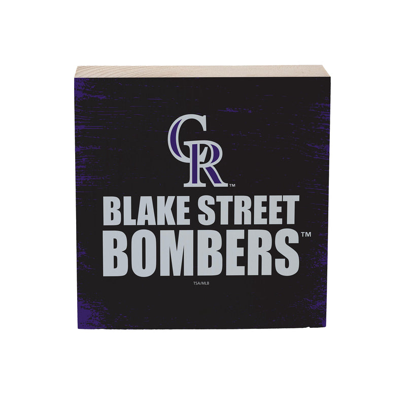 Colorado Rockies Plock, Down Home Fans, 6x6