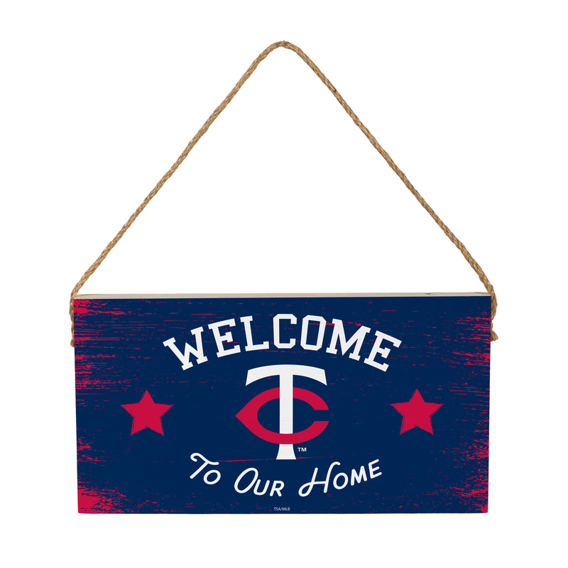 Minnesota Twins Wood Wall Sign, 6x11