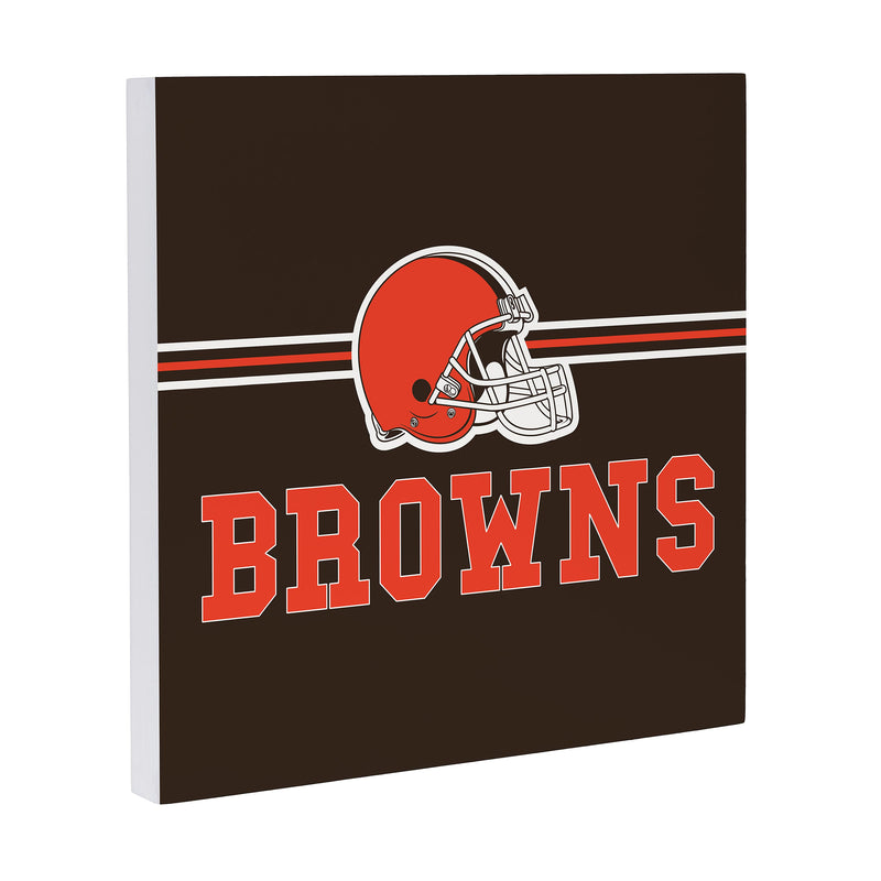 Cleveland Browns Wood Wall Sign, 12x12