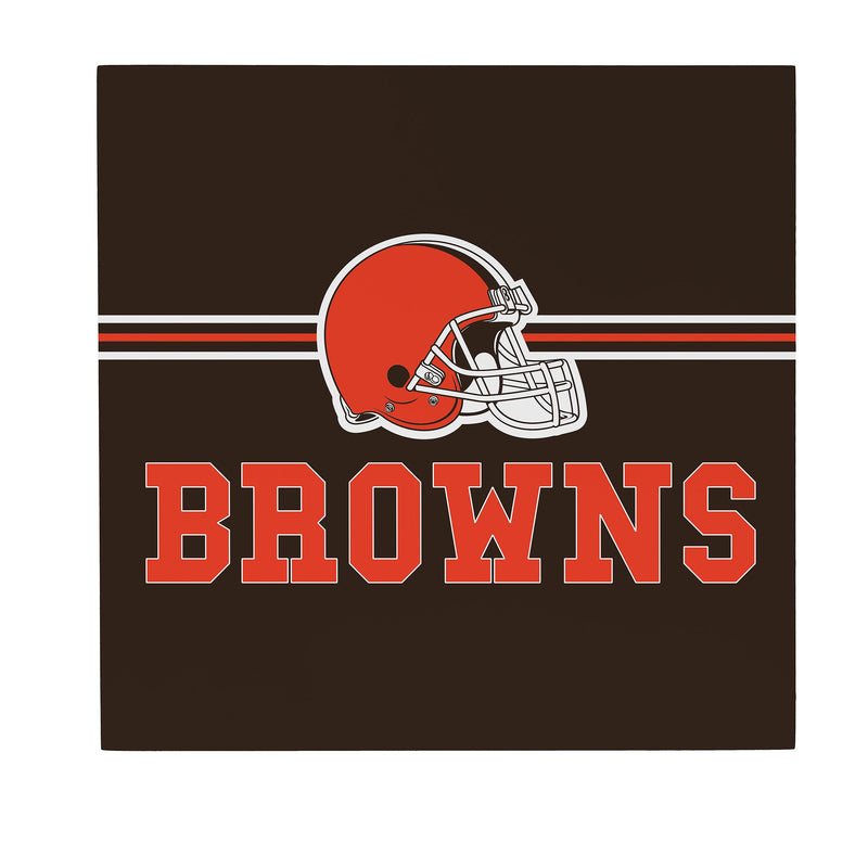 Cleveland Browns Wood Wall Sign, 12x12