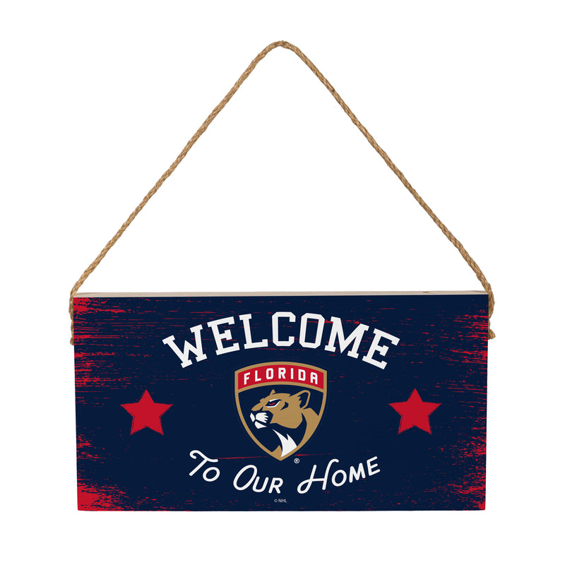 Florida Panthers Wood Wall Sign, 6x11