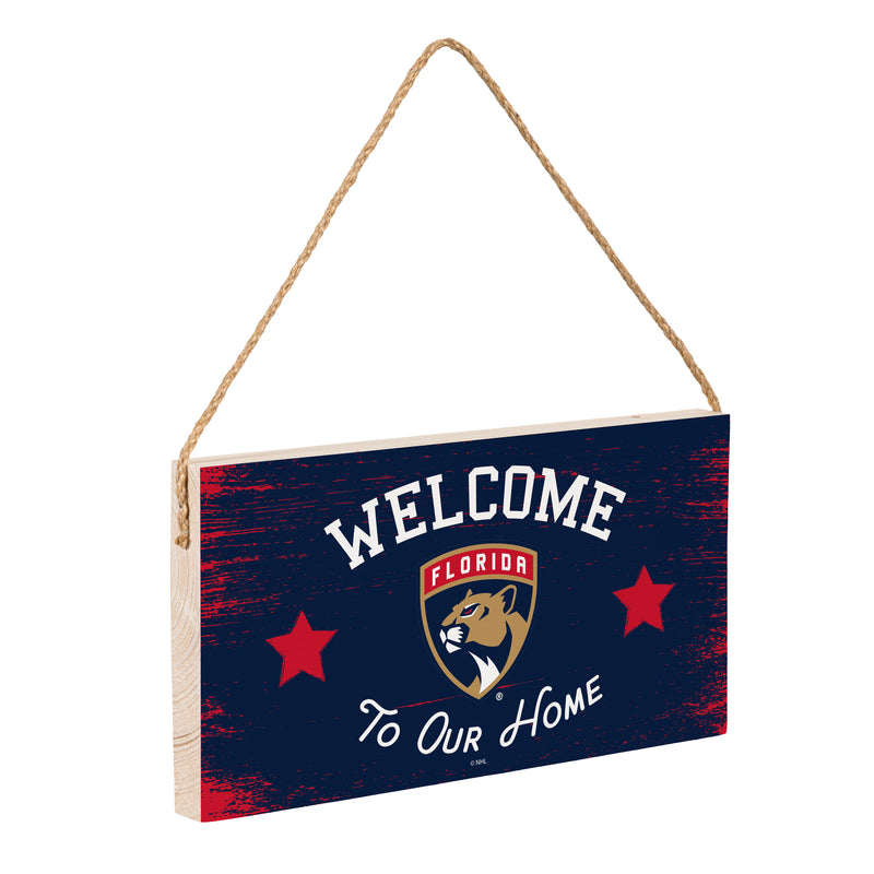 Florida Panthers Wood Wall Sign, 6x11