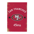 San Francisco 49ers Wood Wall Sign, 16x24