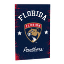 Florida Panthers Wood Wall Sign, 16x24
