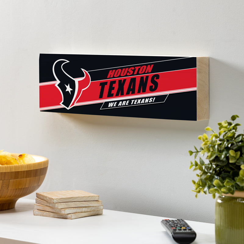 Houston Texans Mantle Sign, Down Home Fans, 5x18